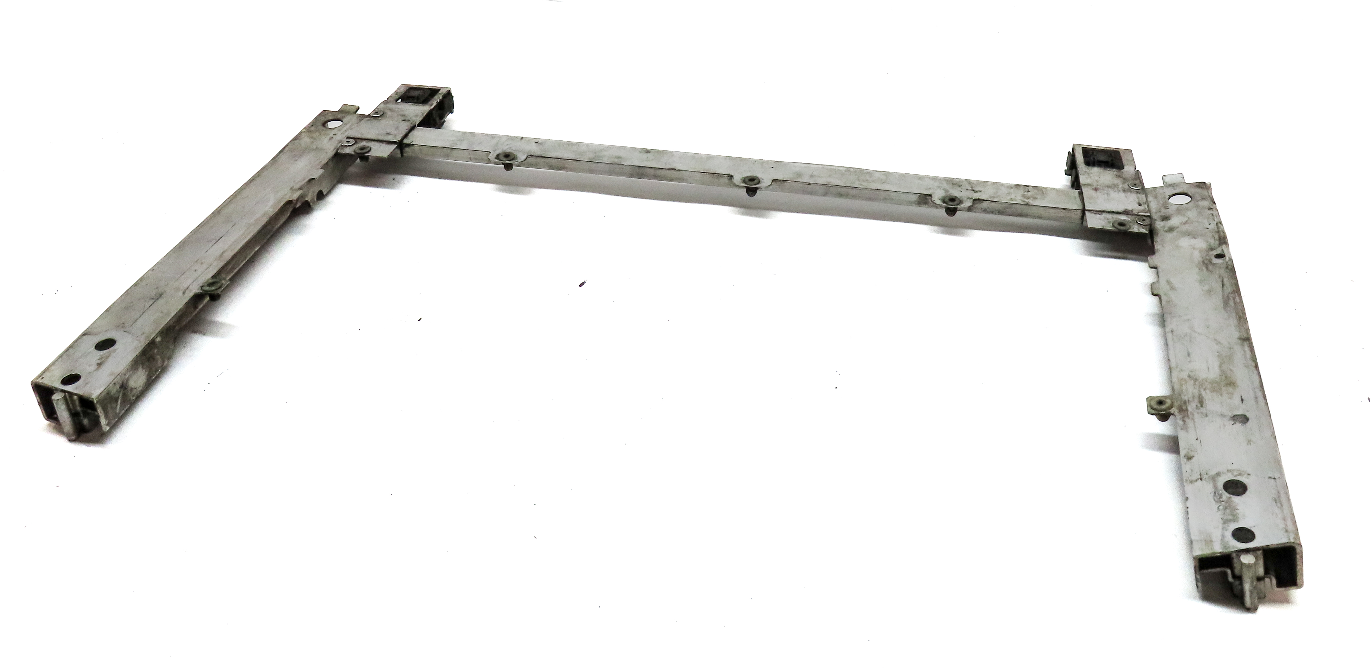 2018 BMW X2 (F39) FRONT BUMPER RADIATOR SUPPORT BRACE BAR w/ MOUNT BRACKETS — exact item pictured